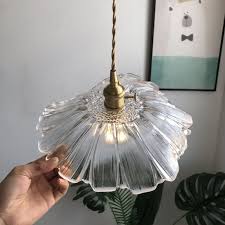 Lotus Glass Pendant Lights Glass