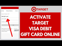 how to activate target visa debit gift