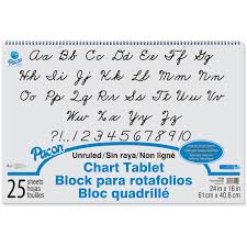 Chart Tablet 24x16 Unruled 25 Ct