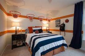 basketball themed bedroom for your boys