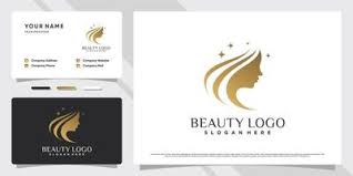 beauty salon business card vector art