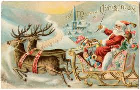 12 Santa Sleigh Images and More! - The Graphics Fairy