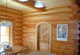 log cabin interior finishes which