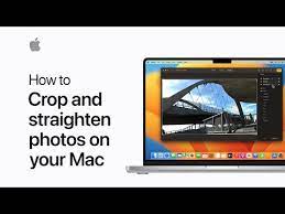 how to crop and straighten photos on