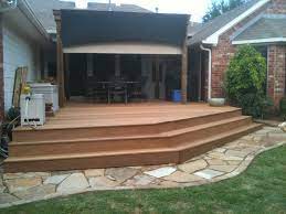 Patio Ipe Deck Replacing Treated Pine