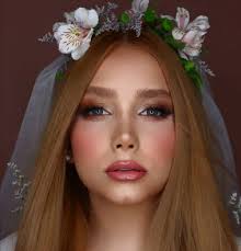 peach blush wedding makeup marin kristine