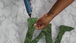 Diy Moss Decorative Letters Simply