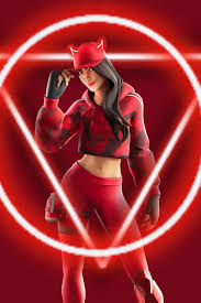 These challenges aren't difficult to complete, but they'll likely take you a couple of hours to complete them all. Ruby Fortnite Skin Red Devil Neon Image By Avleen