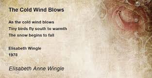 cold wind s poem by elisabeth wingle