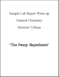 Experiment Report Template Science Lab Templates Science