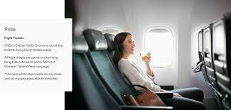 cathay pacific free flight tickets to