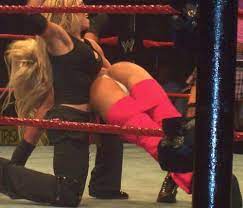 Torrie Wilson spanked by Trish Stratus at a house show :  rWrestlingHumiliation