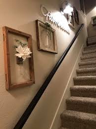 Farmhouse Stairs Stairway Decorating