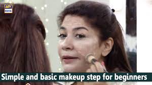 simple and basic makeup step for