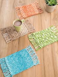 mug rugs knit pattern