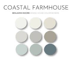 Coastal Farmhouse Benjamin Moore Paint
