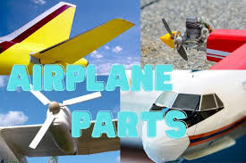 airplane parts from tail to propellor