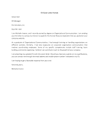 Sample Of Cover Letters For Resumes What Is In A Cover Letter For A