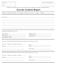 Incident Report Template       Free Word  PDF Format Download     Workplace Violence Incident Report in PDF