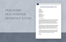 nurse pracioner reference letter in