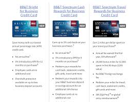 bb t spectrum rewards business cards