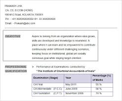 Cv farrukh touheed aca Resume Format professional cv chartered accountant