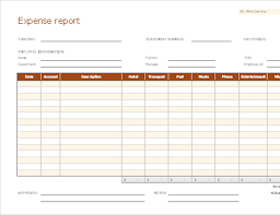 Expense Report Excel