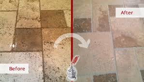 this dingy travertine floor is as good