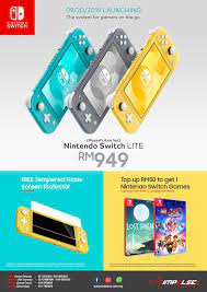 The console itself is a tablet that can either be docked for use as a home console or used as a portable device, making it a hybrid console. Switch Lite Rm 949 U Bai Or No Bai
