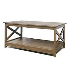 Buy chest coffee table in coffee tables ebay. Buy Farmhouse Modern Wood Coffee Table With 2 Tier Shelf Storage Accent Furniture For Living Room Dark Walnut Online In Indonesia B08mljl6rh