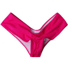 Topmelon Womens Swimwear Sexy Sweet Heart Brazilian Bikini Bottom Hipster Swimsuit Beachwear Swimwear S Rose Red