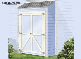 2 6 Lean To Shed Attached To House Plans
