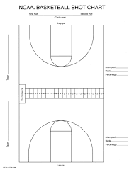 Basketball Shot Chart Printable Pdf Download