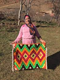 azilal rug fair trade morocco anou