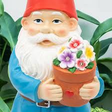 Traditional Garden Gnome With Light Up