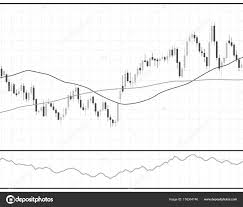 Forex Stock Chart Data Candle Graph Stock Vector