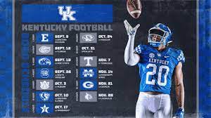 Kentucky football releases 2020 schedule