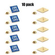 1 Square Blue Lapel Pin TANG SONG 20PCS JW.ORG Square Gold Lapel Pin Jehovah Witness JW.org Neck Tie Hat Tack Clip Women or Men Suits