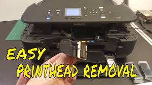 how to remove canon printhead proper