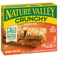 nature valley granola bars peanut
