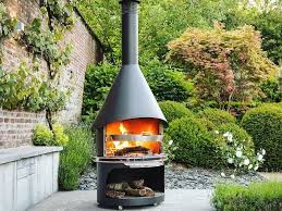 Wood Fireplace Bbq Grill Paella Pan