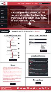 Caltrain Website Redesign Vicfortran Personal Network