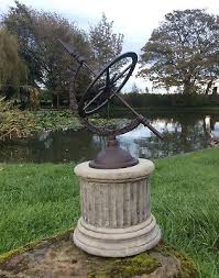 Garden Iron Armillary Sundial