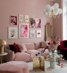 Pink Living Rooms