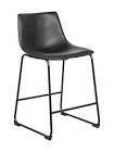 James Faux Leather Counter Stool Distinctly Home