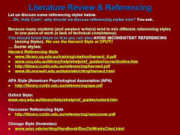 literature review template chicago style