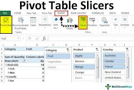 pivot table slicer what is it how to