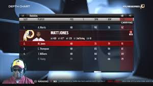 Madden Nfl16 Lets Examine My Redskins Depth Chart Player Ratings Who Are We
