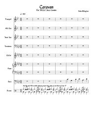 Caravan From The Movie Whiplash For Small Jazz Combo Sheet