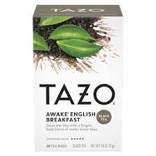 awake english breakfast tazo tea